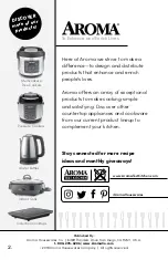 Preview for 2 page of Aroma Professional AWK-211SD Instruction Manual