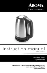 Aroma Professional AWK-299SD Instruction Manual предпросмотр