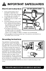 Preview for 4 page of Aroma AAP-340F-1 Instruction Manual