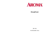 Preview for 1 page of Aroma ADF-122A Manual