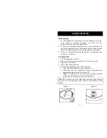 Предварительный просмотр 6 страницы Aroma ADF-135 Instruction Manual