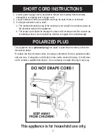 Preview for 4 page of Aroma ADF-189 Instruction Manual