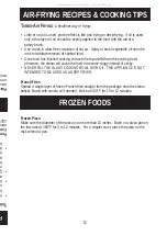 Preview for 12 page of Aroma AeroMatic AST-910 Instruction Manual & Recipe Manual