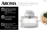 Aroma Aeromatic Turbo Oven AST-930 Instruction Manual preview