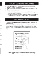 Preview for 4 page of Aroma AFC-946 Instruction Manual & Cooking Manual