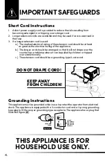 Preview for 4 page of Aroma AFD-965SD Instruction Manual