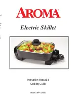 Предварительный просмотр 1 страницы Aroma AFP-1255G Instruction Manual & Cooking Manual