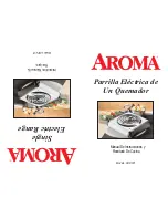 Предварительный просмотр 1 страницы Aroma AHP-301 Instruction Manual & Recipes