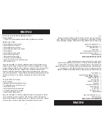 Предварительный просмотр 10 страницы Aroma AHP-301 Instruction Manual & Recipes