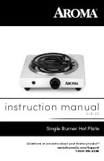 Предварительный просмотр 1 страницы Aroma AHP-511 Instruction Manual