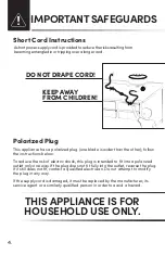 Preview for 4 page of Aroma AMC-130 Instruction Manual