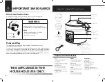 Предварительный просмотр 3 страницы Aroma ARC-1126SBL Instruction Manual