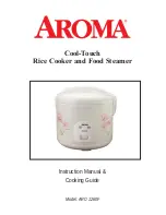 Aroma ARC-1260F Instruction Manual & Cooking Manual preview