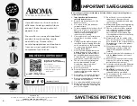 Preview for 2 page of Aroma ARC-1430E Instruction Manual