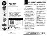 Preview for 2 page of Aroma ARC-302-1NG Instruction Manual