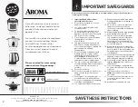 Предварительный просмотр 2 страницы Aroma ARC-302NG Instruction Manual