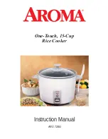 Aroma ARC-720G Instruction Manual preview