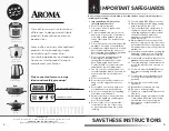 Preview for 2 page of Aroma ARC-7606B Instruction Manual