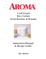 Preview for 1 page of Aroma ARC-805 Instruction Manual & Recipe Manual