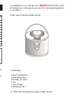 Preview for 2 page of Aroma ARC-820SW Instruction Manual & Cooking Manual