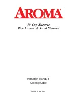 Aroma ARC-860 Instruction Manual & Cooking Manual preview