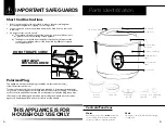 Предварительный просмотр 3 страницы Aroma ARC-904SB Instruction Manual