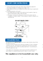 Предварительный просмотр 4 страницы Aroma ARC-90SB Instruction Manual