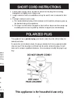 Предварительный просмотр 5 страницы Aroma ARC-940S Instruction Manual & Cooking Manual