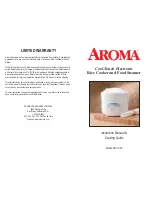 Предварительный просмотр 1 страницы Aroma ARC-946 Instruction Manual & Cooking Manual