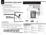 Предварительный просмотр 3 страницы Aroma ARC-966BD Instruction Manual