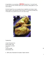 Preview for 2 page of Aroma ART-818 E/E Instruction Manual & Recipe Manual