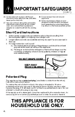 Preview for 4 page of Aroma ART-826SB Instruction Manual