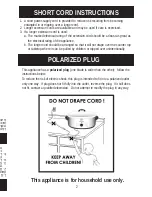 Предварительный просмотр 4 страницы Aroma ASC-615S Instruction Manual