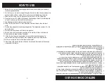 Предварительный просмотр 6 страницы Aroma ATS-274W Instruction Manual