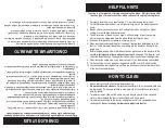 Предварительный просмотр 9 страницы Aroma ATS-274W Instruction Manual