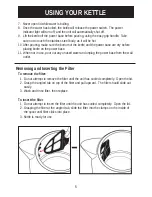 Preview for 14 page of Aroma AWK-115S Instruction Manual