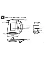 Предварительный просмотр 5 страницы Aroma AWK-165DI Instruction Manual