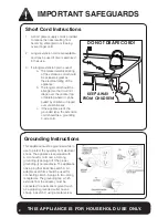 Preview for 4 page of Aroma AWK-505SB Manual