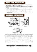 Preview for 4 page of Aroma AWT-1202 Instruction Manual