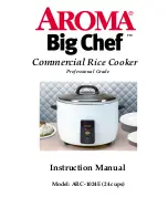 Aroma Big Chef ARC-1024E Instruction Manual preview