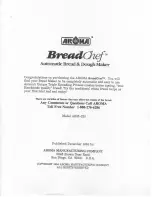 Preview for 2 page of Aroma BREADCHEF ABM-220 Instructions Manual