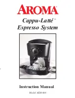 Preview for 1 page of Aroma Cappu-Latte AEM-646 Instruction Manual