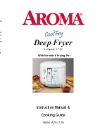 Aroma CoolFry ADF-171N Instruction Manual & Cooking Manual preview