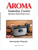 Aroma Gameday Cooker ADF-190C Instruction Manual preview