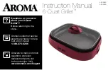 Aroma Grillet ASP-266B Instruction Manual preview