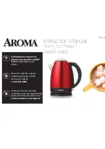 Aroma Hot H2O X-Press AWK-125 Instruction Manual preview