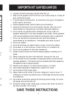 Preview for 3 page of Aroma PRC-550 Instruction Manual & Cooking Manual