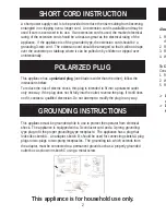 Preview for 4 page of Aroma PRC-550 Instruction Manual & Cooking Manual