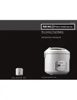 Aroma Professional ARC-1000 Instruction Manual preview