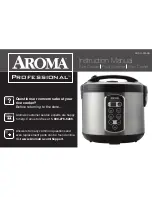 Предварительный просмотр 1 страницы Aroma Professional ARC-2000ASB Instruction Manual